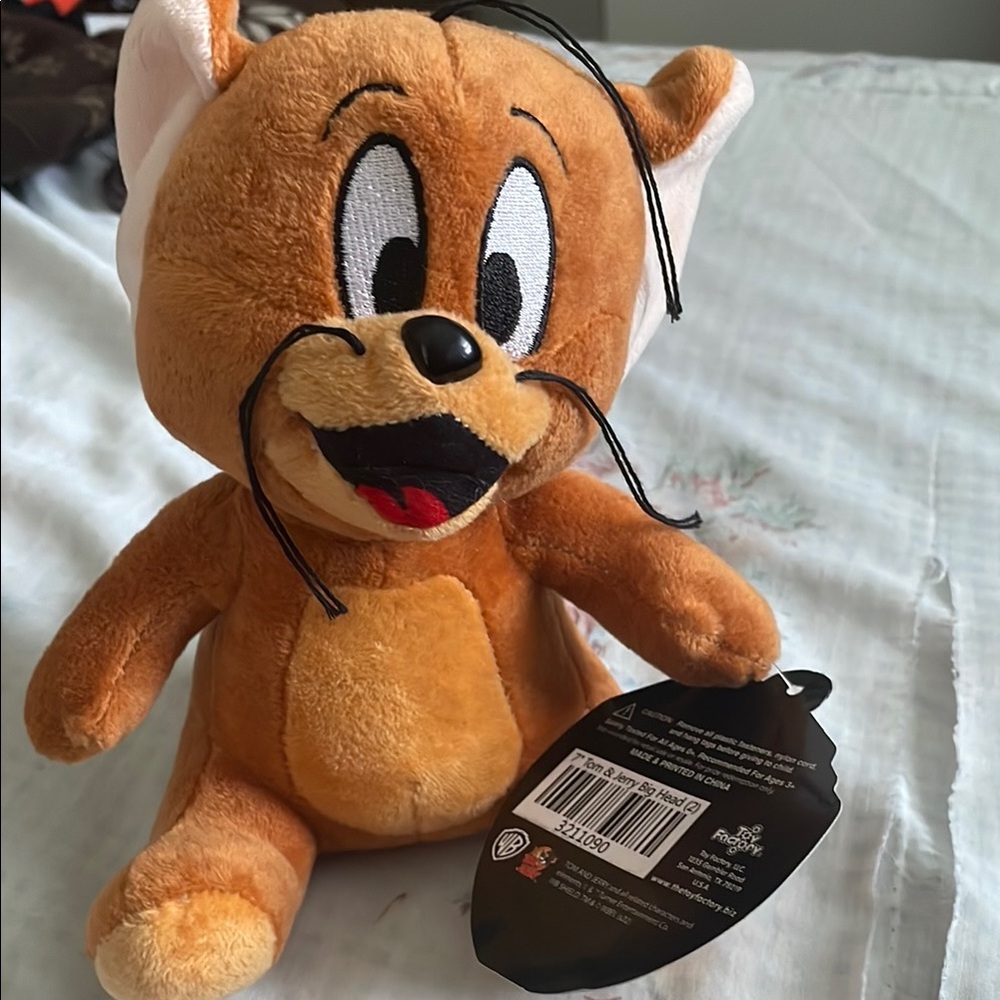WB Tom and Jerry, Jerry Mouse Plush Toy NWT